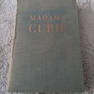 Vintage Madame Curie Book - Published 1938 Paris